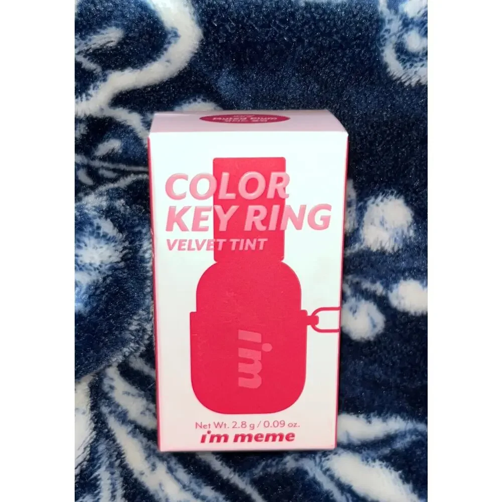 New! I'M MEME Color Key Ring Velvet Lip Tint Muted Plum Long Lasting Lip Stain